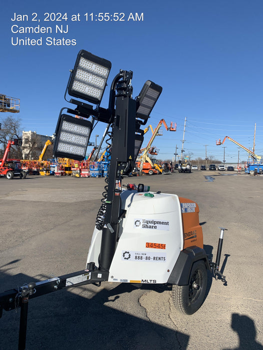 2023 Generac MLT2 Diesel, Flex Switch 120V Input, Powerzone Controller, (4) 320W LED Lights, 4kW Generator, 39.9 Gal Fuel Tank, 2" Ball, T3