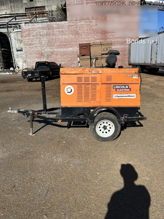 2021 Lincoln Electric Vantage 549X Ready Pak 3, ORANGE (includes trailer, cable rack, fender light kit)