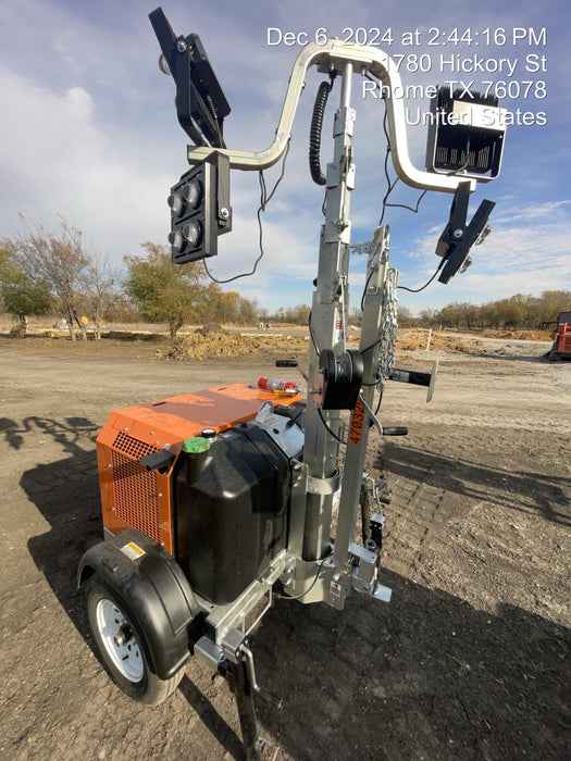 2024 Wanco WLTT-4MM4K Diesel, Deep Sea Controller, Shore Power Plug, Auto Start, (4) 350W LED Floodlights, 4kW Generator, 60 Gal Fuel Tank, 2" Ball, T3