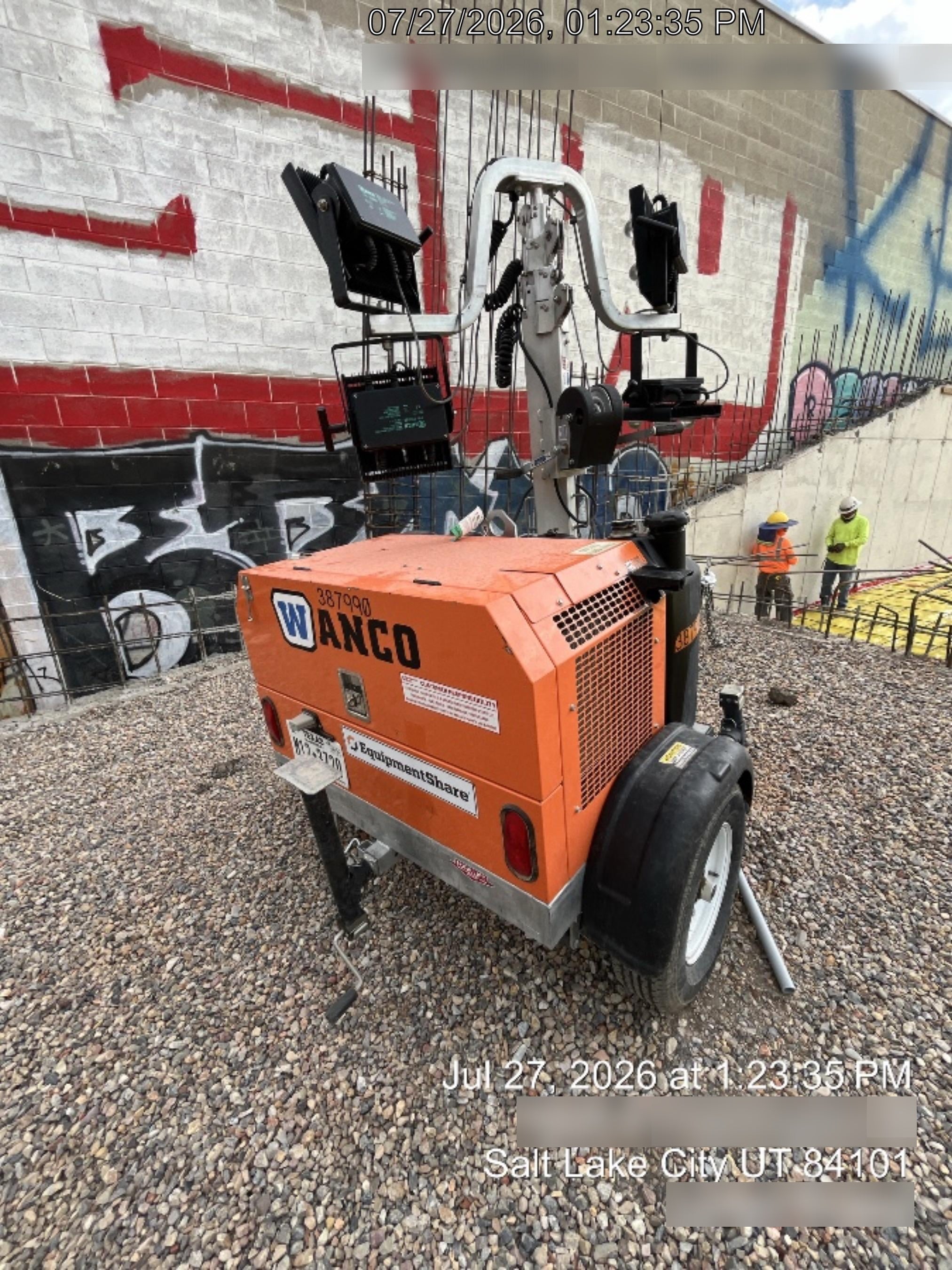 2024 Wanco WLTT-4MM4K Diesel, Deep Sea Controller, Shore Power Plug, Auto Start, (4) 350W LED Floodlights, 4kW Generator, 60 Gal Fuel Tank, 2" Ball, T3