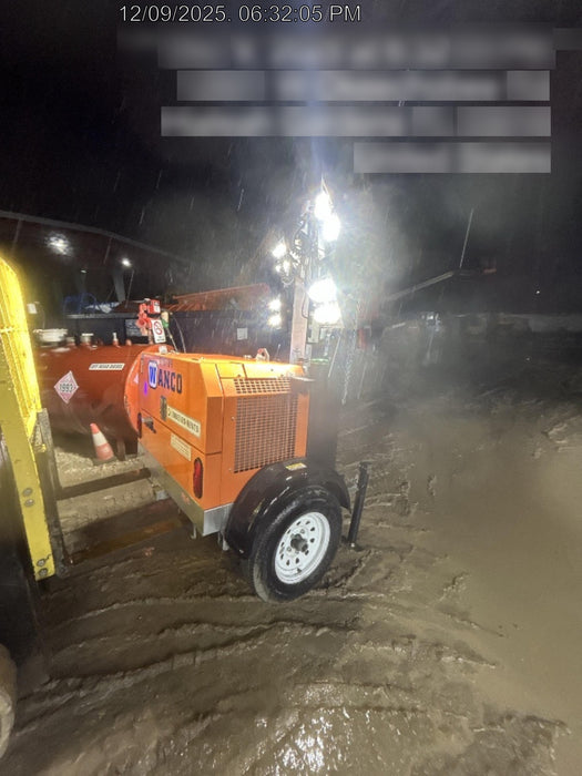 2023 Wanco WLTT-4MM4K Diesel, Deep Sea Controller, Shore Power Plug, Auto Start, (4) 350W LED Floodlights, 4kW Generator, 60 Gal Fuel Tank, 2" Ball, T3