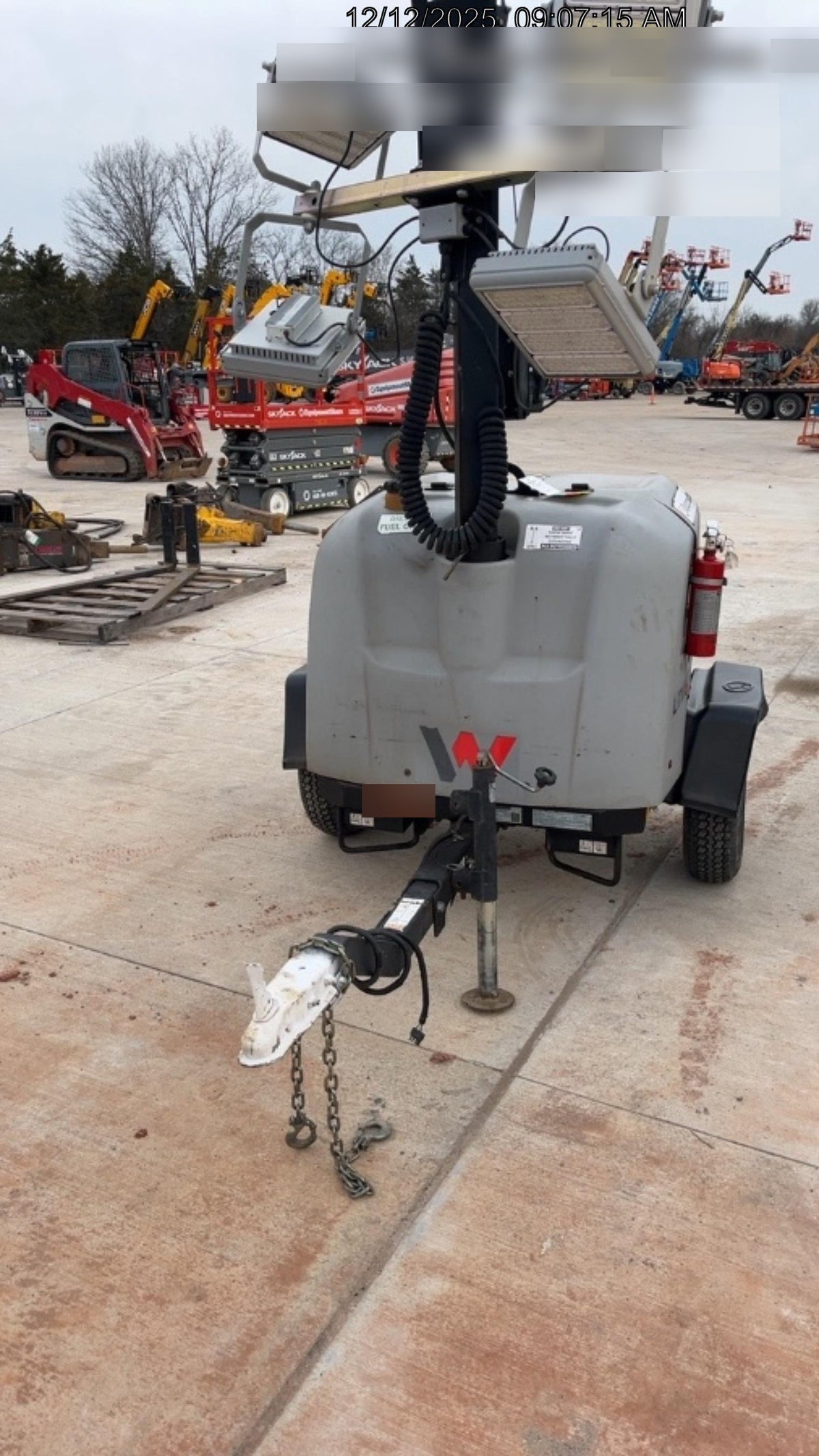 2020 Wacker Neuson LTV6K LTV6K-METAL HALIDE LIGHT TOWER 60HZ KUBOTA LED 300