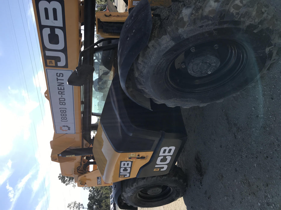 2019 JCB 506-36 Canopy, 74 HP, FF Tires, STD Worklight, Beacon, Aux Hydraulics, Lifting Eye, Back up Alarm, 48" Carriage, 48" Forks