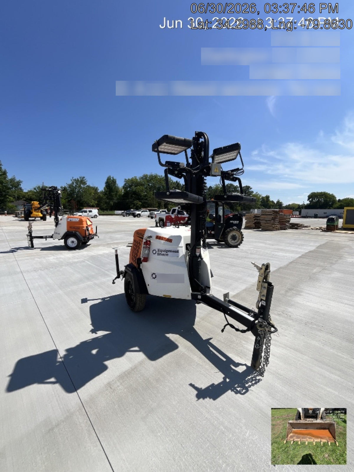 2024 Generac MLT6SKDS-STD4 ELEC WINCH Diesel, Electric Winch Mast, Powerzone Controller, (4) 320W LED Lights, 4kW Generator, 39.9 Gal Fuel Tank, 2" pintle, T3
