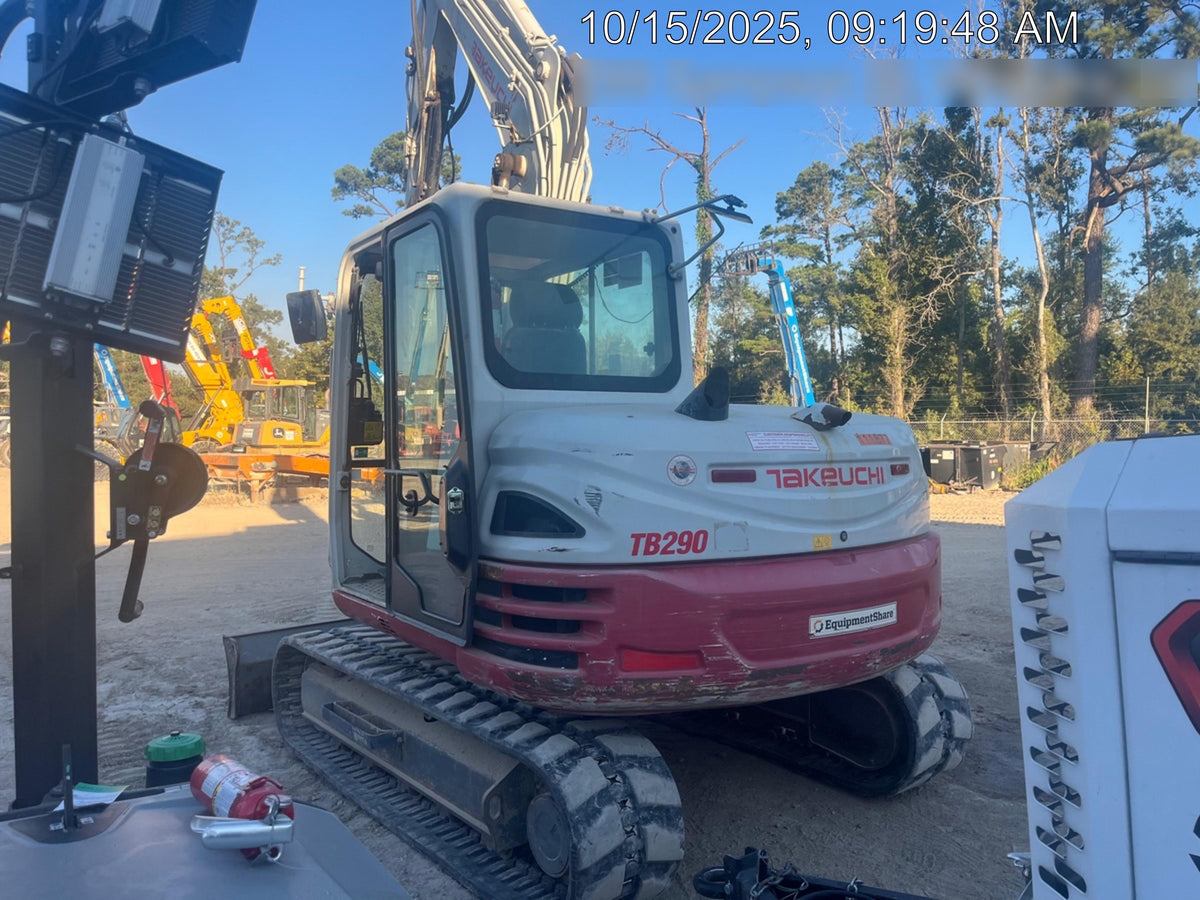 2020 Takeuchi TB290C Cab/Heat/Air, Rubber Tracks, Manual TAG QC