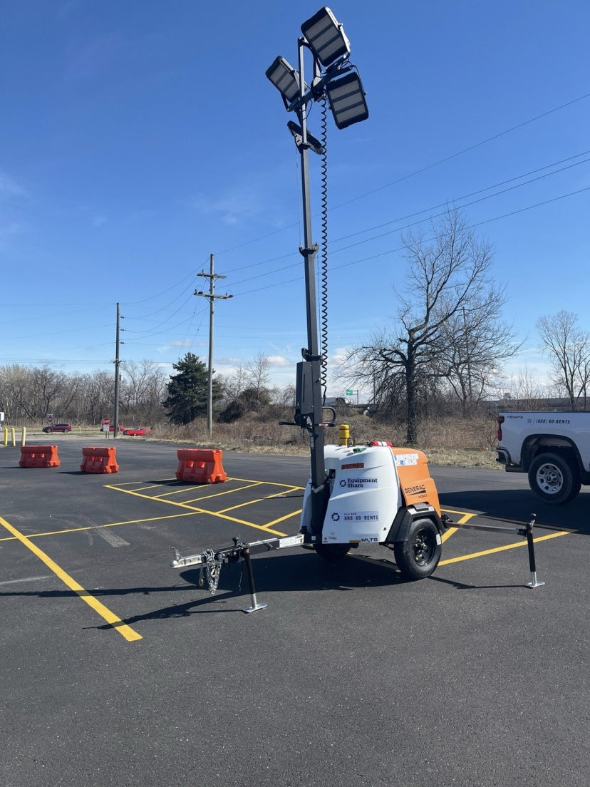 2024 Generac MLT2 Diesel, Flex Switch 120V Input, Powerzone Controller, 
(4) 320W LED Lights, 4kW Generator, 39.9 Gal Fuel Tank, 2" Ball, T3