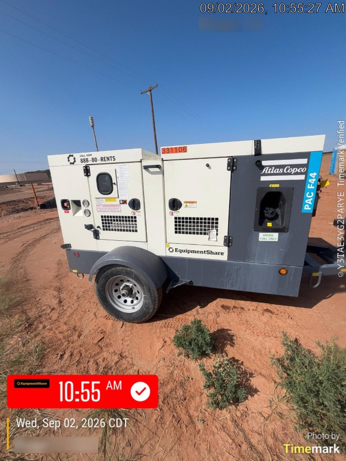2023 ATLAS COPCO PAC F44 KD-S
