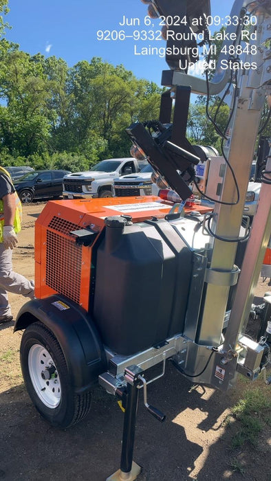 2024 Wanco WLTT-4MM4K Diesel, Deep Sea Controller, Shore Power Plug, Auto Start, (4) 350W LED Floodlights, 4kW Generator, 60 Gal Fuel Tank, 2" Ball, T3