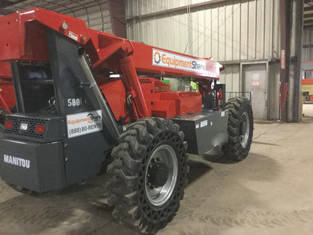 2017 Manitou 12042 Manitou MTA 12042, Solid Tires, 66" Carriage, Open ROPS, Flashing Beacon and Work Light Package