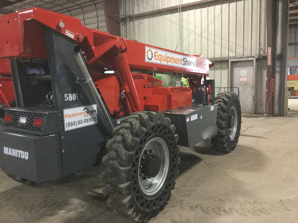 2017 Manitou 12042 Manitou MTA 12042, Solid Tires, 66" Carriage, Open ROPS, Flashing Beacon and Work Light Package