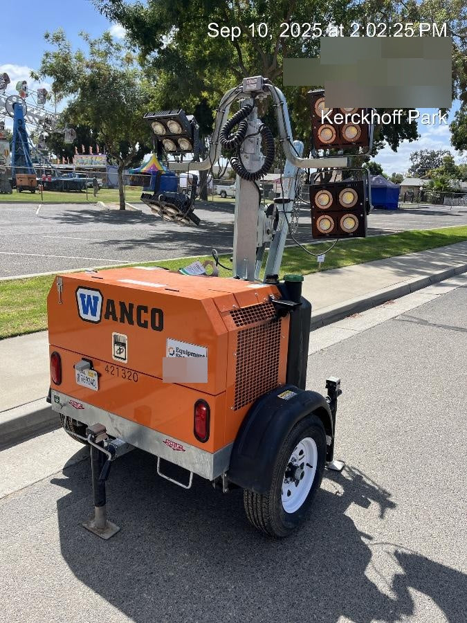 2024 Wanco WLTT-4MM4K Diesel, Deep Sea Controller, Shore Power Plug, Auto Start, (4) 350W LED Floodlights, 4kW Generator, 60 Gal Fuel Tank, 2" Ball, T3