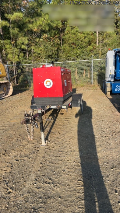 2022 Shindaiwa DGW400MDL Kubota D902 Engine, 23 HP, Dual Op Welder, Wire, Arc, Droop Stick, Tig, and CC Stick Functionality, Simulphase, 3 Phase and 1 Phase Gen Output, Single Axle NB Trlr, Slr Trckl Chrg 12V 12W, Fire Ext