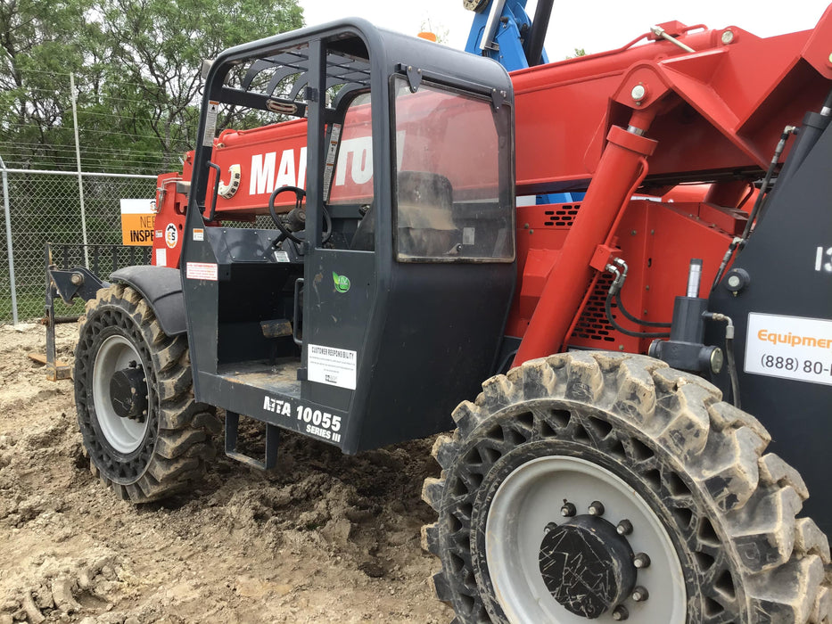 2018 Manitou MTA10055 MTA10055 - 120 HP T4, Canopy, Worklights/Strobe, Beacon, 66" Carriage, 60" Forks, Solid Tires, Lift Hook, Aux Hydraulics