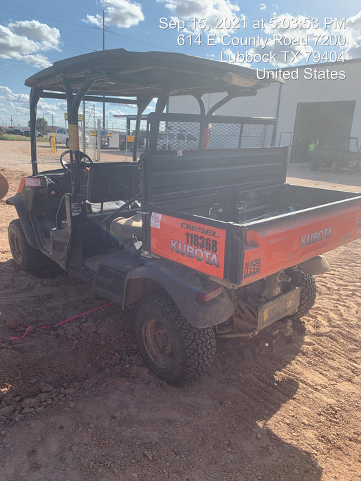 2020 Kubota RTV-X1140W-H Canopy, 4-Seater, Diesel, Windshield Acrylic Clear, LED Strobe, Backup Alarm