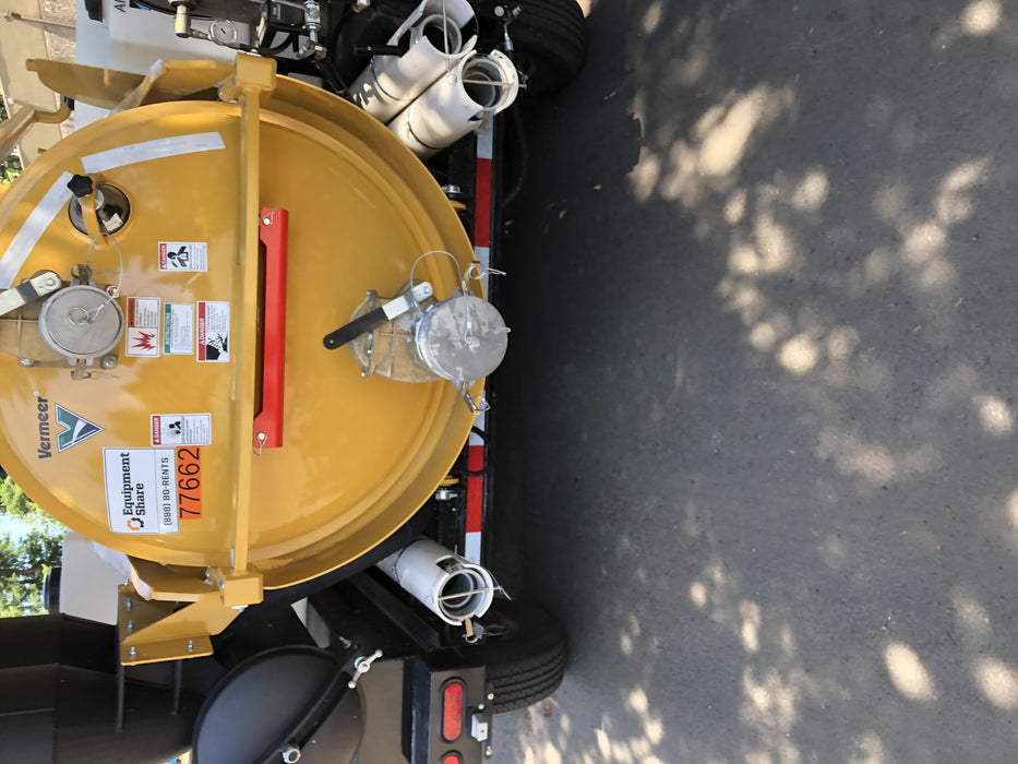 2020 Vermeer VX50-500 49Hp Kubota Diesel - 500 Gal Debris Tank - 1,025 CFM Vacuum Pump, Strong Arm, x2 205 Gal Water Tanks