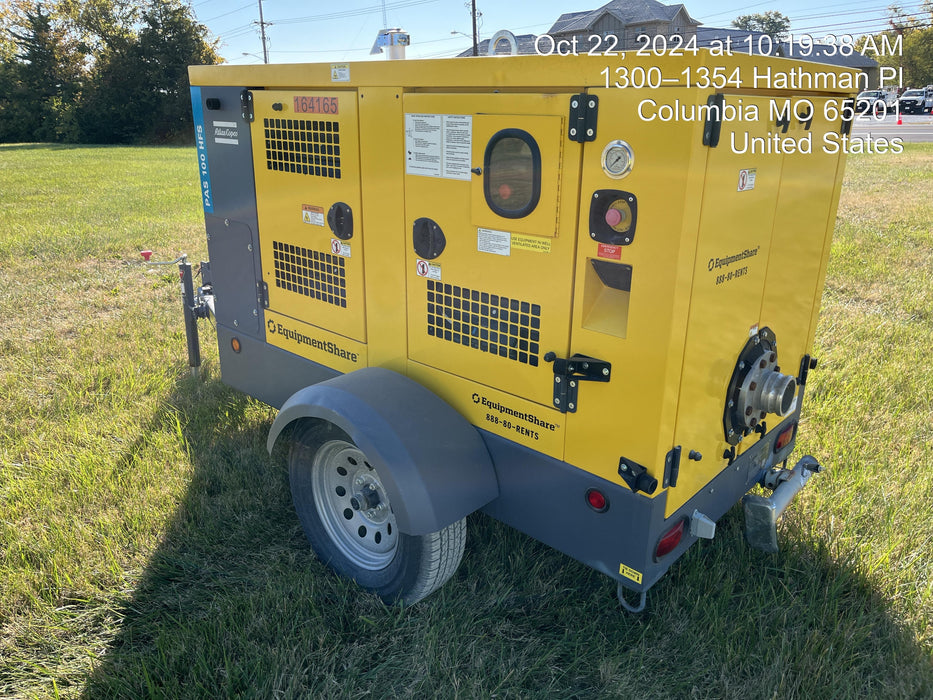 2021 ATLAS COPCO PAS 100 HF CS Enclosed
