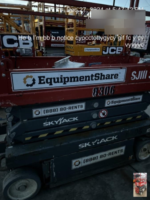 2018 SKYJACK SJIII-3219