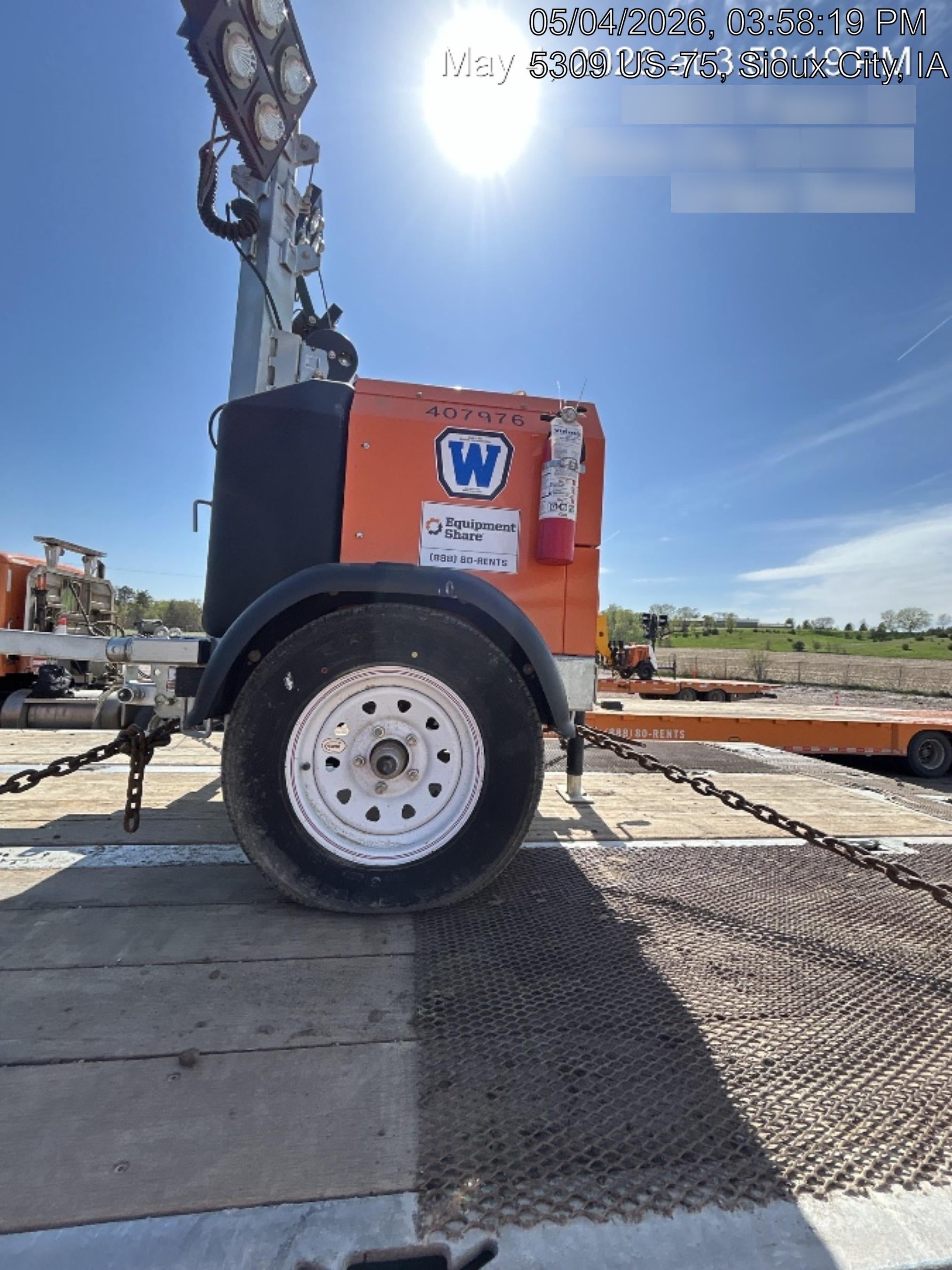 2024 Wanco WLTT-4MM4K Diesel, Deep Sea Controller, Shore Power Plug, Auto Start, (4) 350W LED Floodlights, 4kW Generator, 60 Gal Fuel Tank, 2" Ball, T3