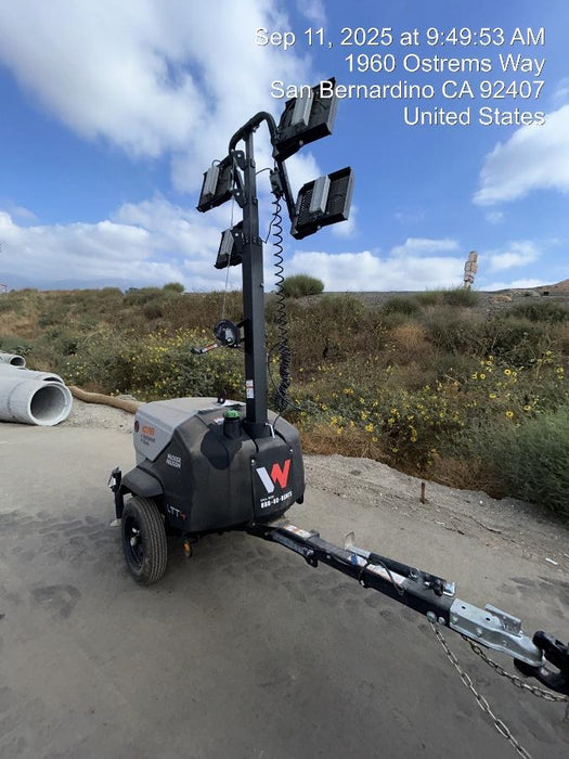 2024 Wacker Neuson LTT4 Diesel, Kohler KDW702, Deep Sea Controller, Auto Start, LED 320W, Bypass Outlet, T3