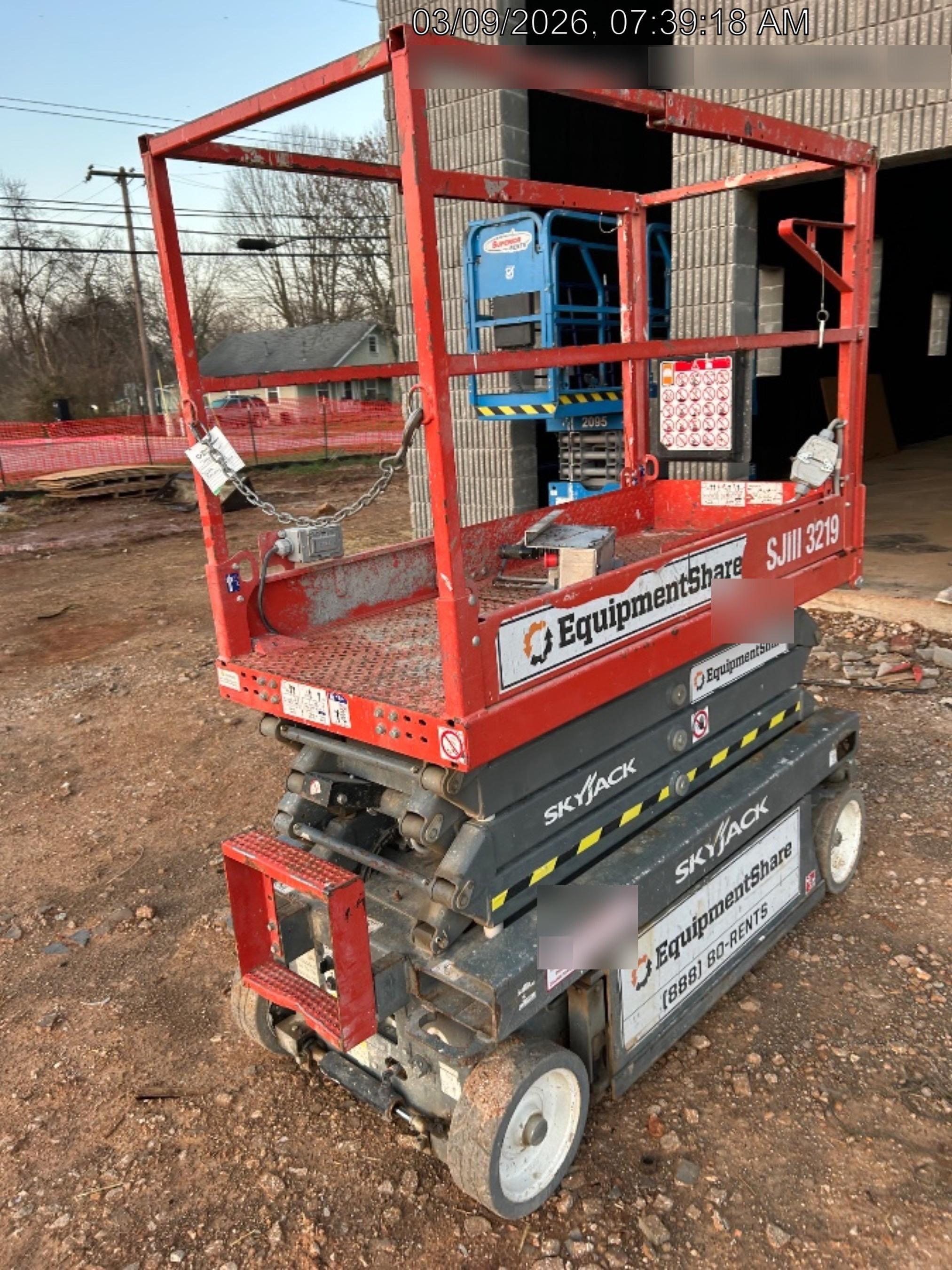 2019 Skyjack SJIII-3219 Standard Options, Trojan Batteries