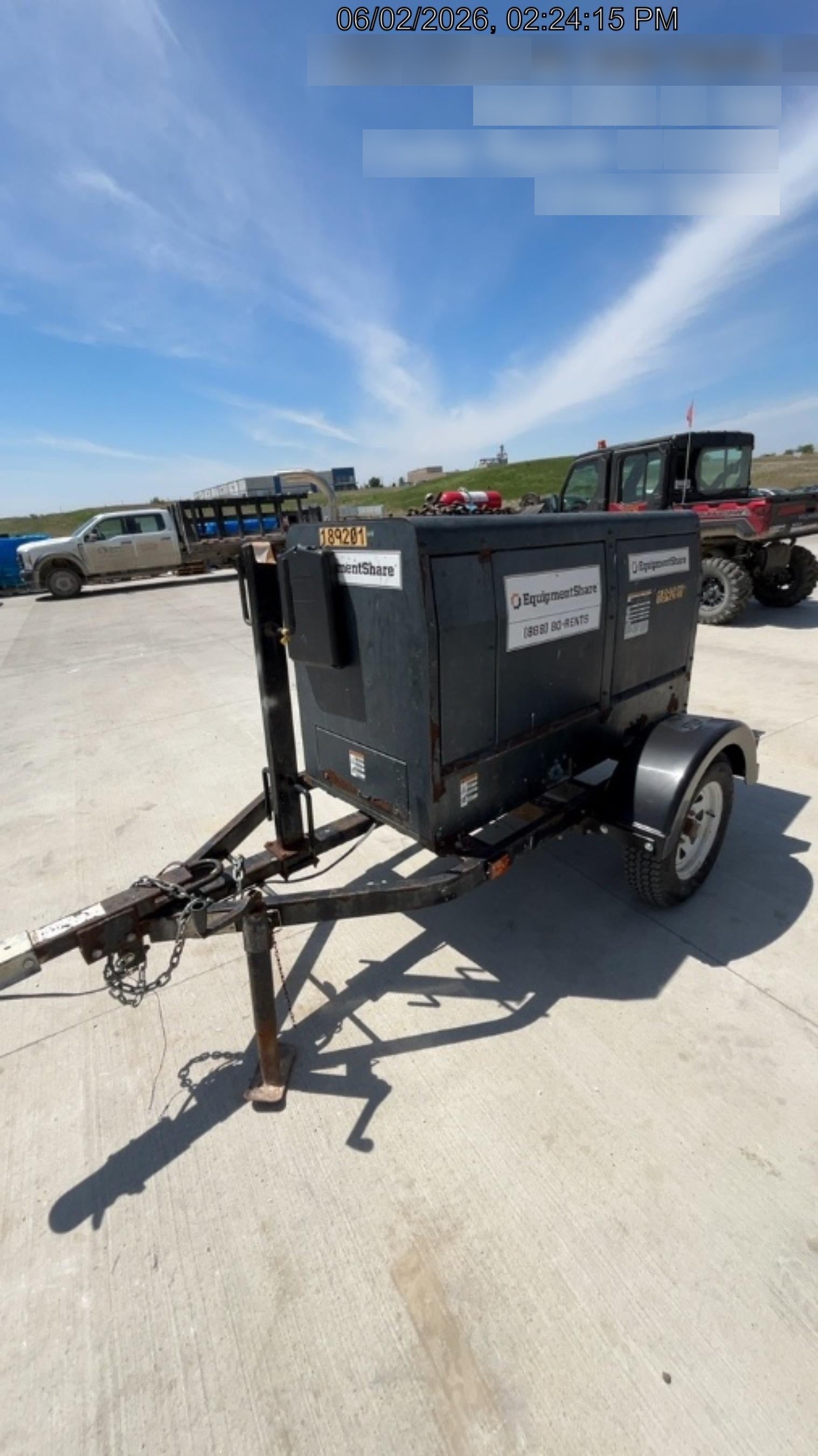 2021 Lincoln Electric Dual Maverick 200/200X Ready Pak 3, Includes Trailer, Cable Rack, Fender Light Kit