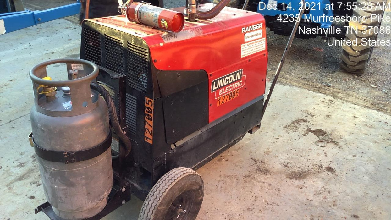 2021 Lincoln Electric Ranger 305 LPG K3430-1, Ranger 305 LPG, Undercarriage, Tank Holder & Strap, 10kw AC Gen, 25hp Kohler LPG Eng