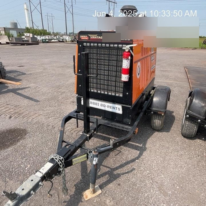 2021 Lincoln Electric Vantage 549X Ready Pak 3, ORANGE (includes trailer, cable rack, fender light kit)