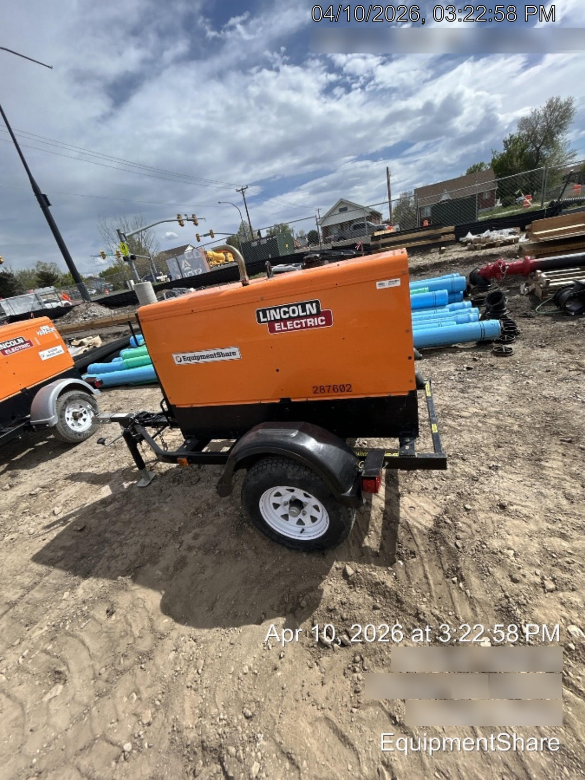 2023 Lincoln Electric LE400 Kubota V1505, Trlr, Cable Rack, Light Kit, ES Decals, T3