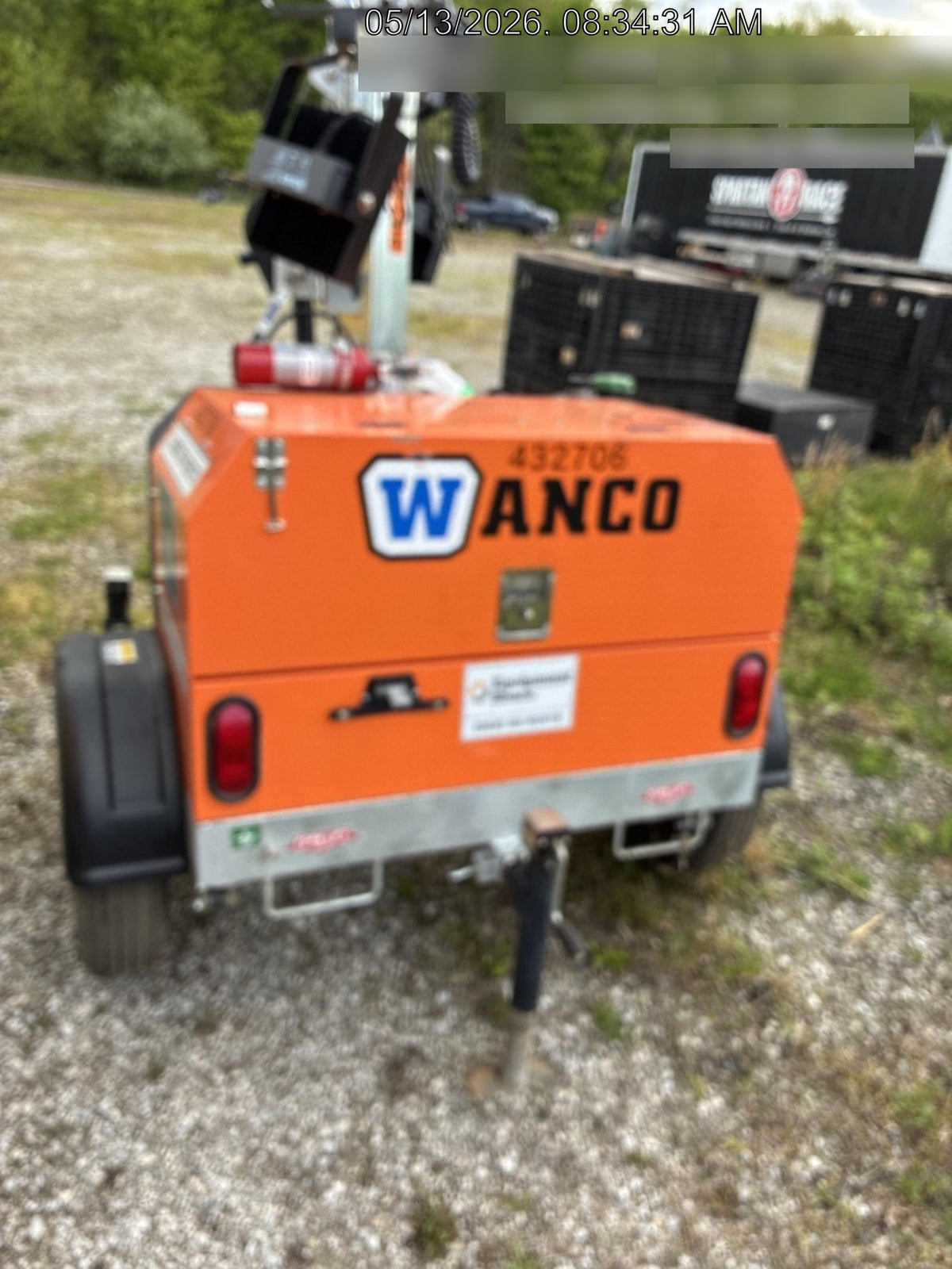 2024 Wanco WLTT-4MM4K Diesel, Deep Sea Controller, Shore Power Plug, Auto Start, (4) 350W LED Floodlights, 4kW Generator, 60 Gal Fuel Tank, 2" Ball, T3
