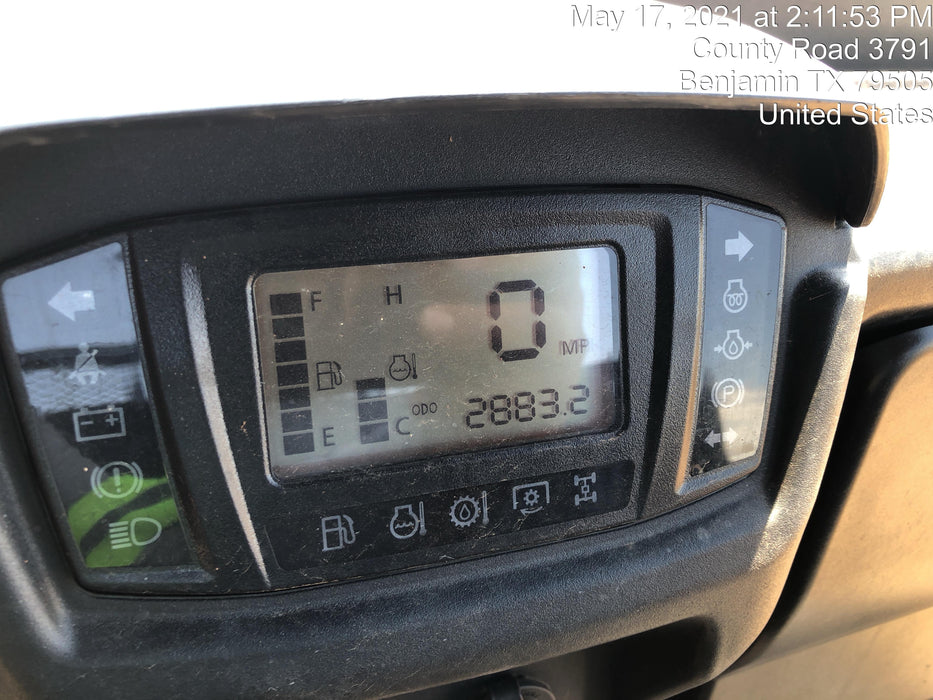 2020 Kubota RTV-X1140 CAMO, CANOPY, STROBE, BACK UP ALARM, WINDSHIELD, FIRE EXT