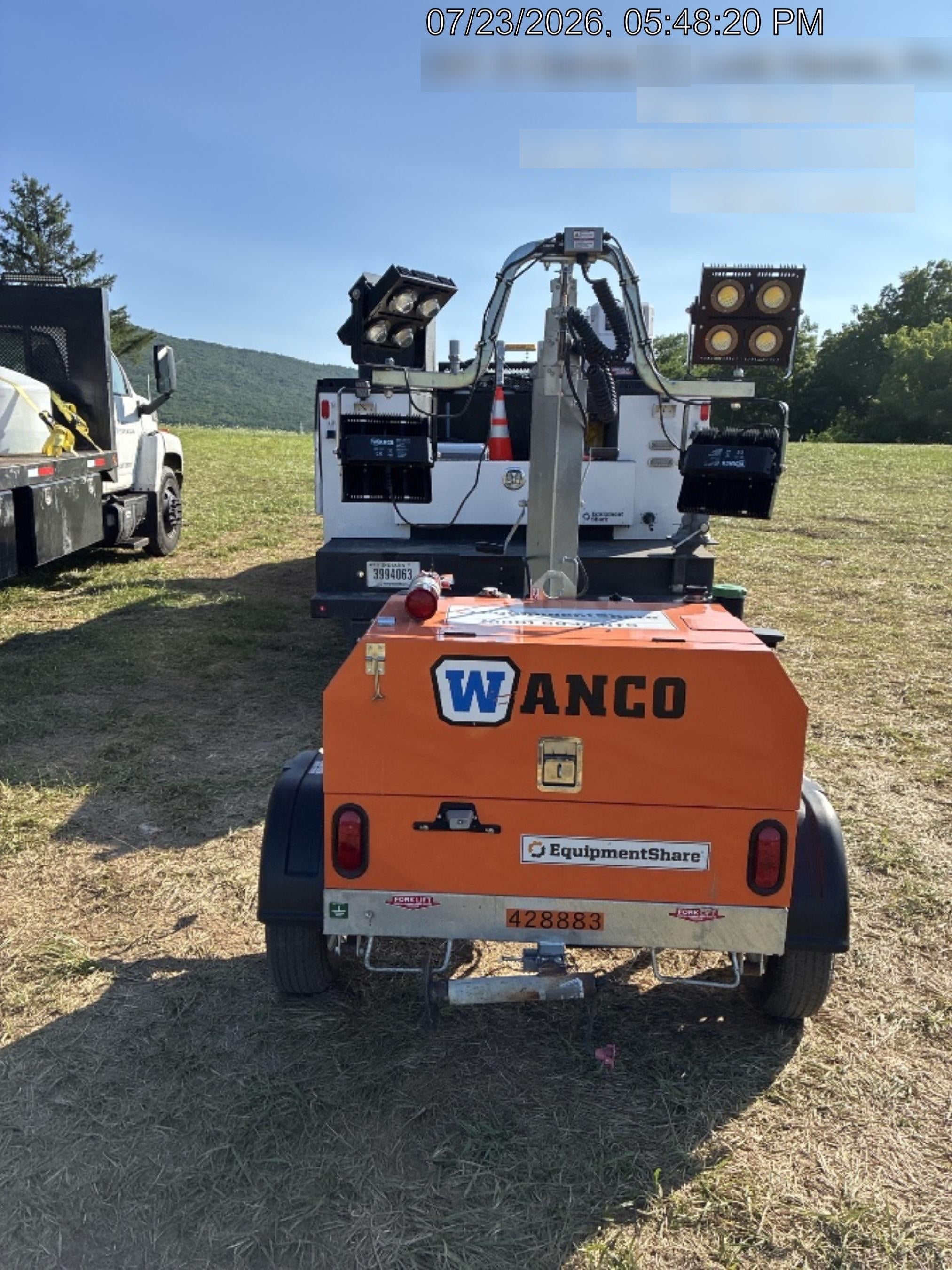 2024 Wanco WLTT-4MM4K Diesel, Deep Sea Controller, Shore Power Plug, Auto Start, (4) 350W LED Floodlights, 4kW Generator, 60 Gal Fuel Tank, 2" Ball, T3