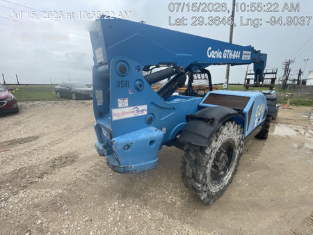 2017 Genie GTH-844 Diesel Engine, Solid Tires, 60" Carriage, Open ROPS