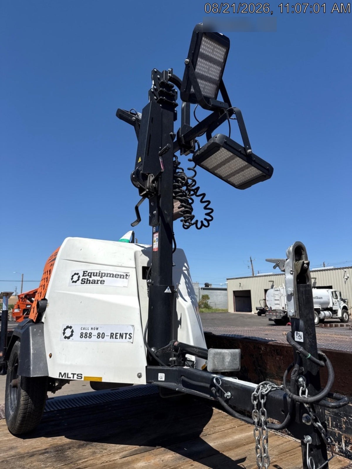 2023 Generac MLT2 Diesel, Flex Switch 120V Input, Powerzone Controller, 
(4) 320W LED Lights, 4kW Generator, 39.9 Gal Fuel Tank, 2" Ball, T3