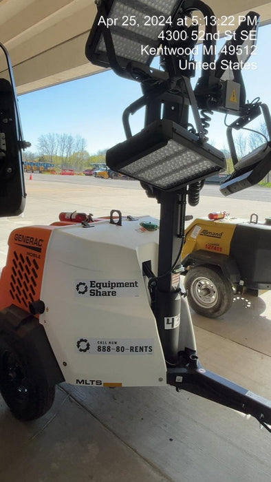 2024 Generac MLT2 Diesel, Flex Switch 120V Input, Powerzone Controller, 
(4) 320W LED Lights, 4kW Generator, 39.9 Gal Fuel Tank, 2" Ball, T3