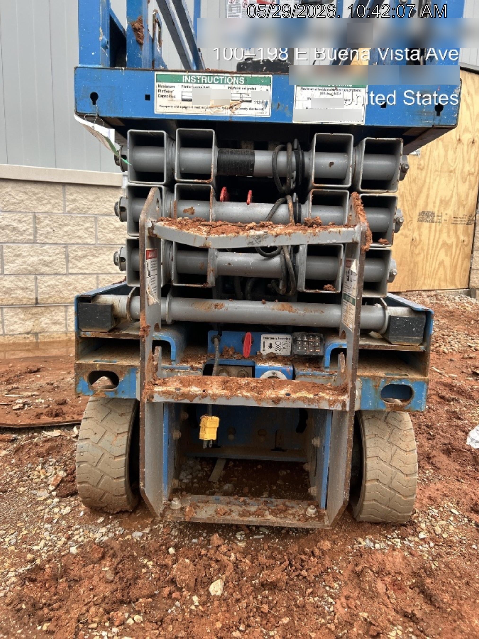 2019 Genie GS-1930 Fixed rails with chain Entry