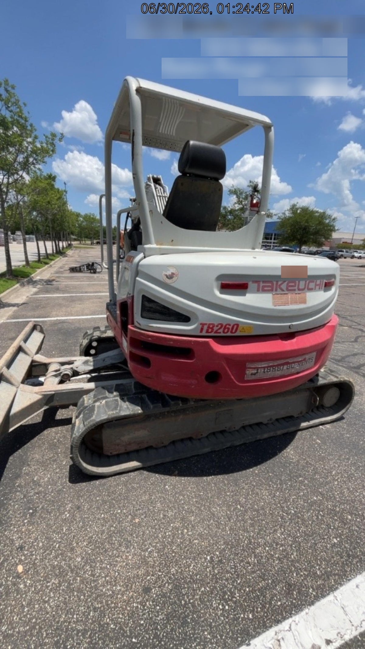 2019 TAKEUCHI TB260