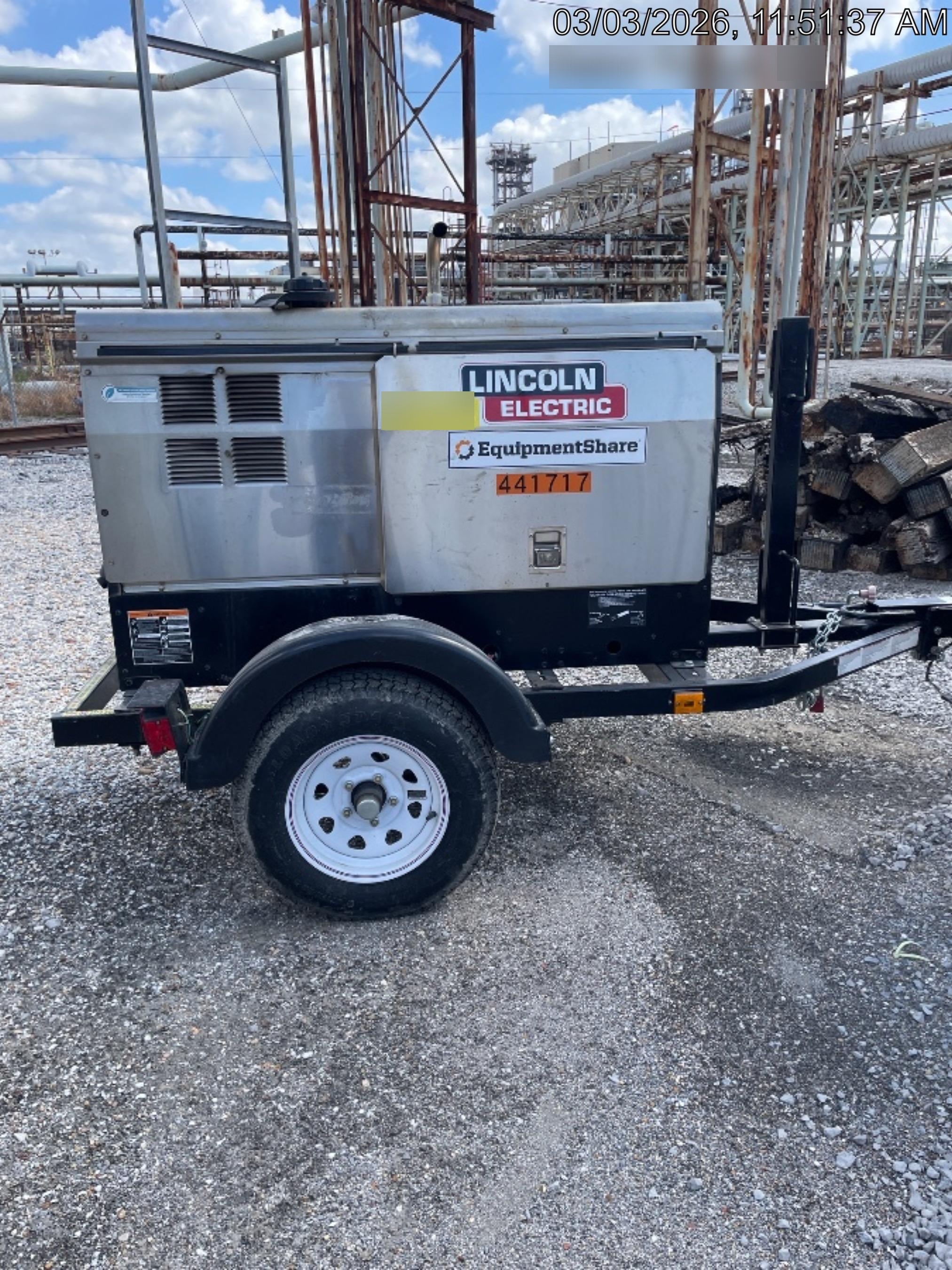 2024 Lincoln Electric LE400 Kubota V1505, Trlr, Cable Rack, Light Kit, ES Decals, T3