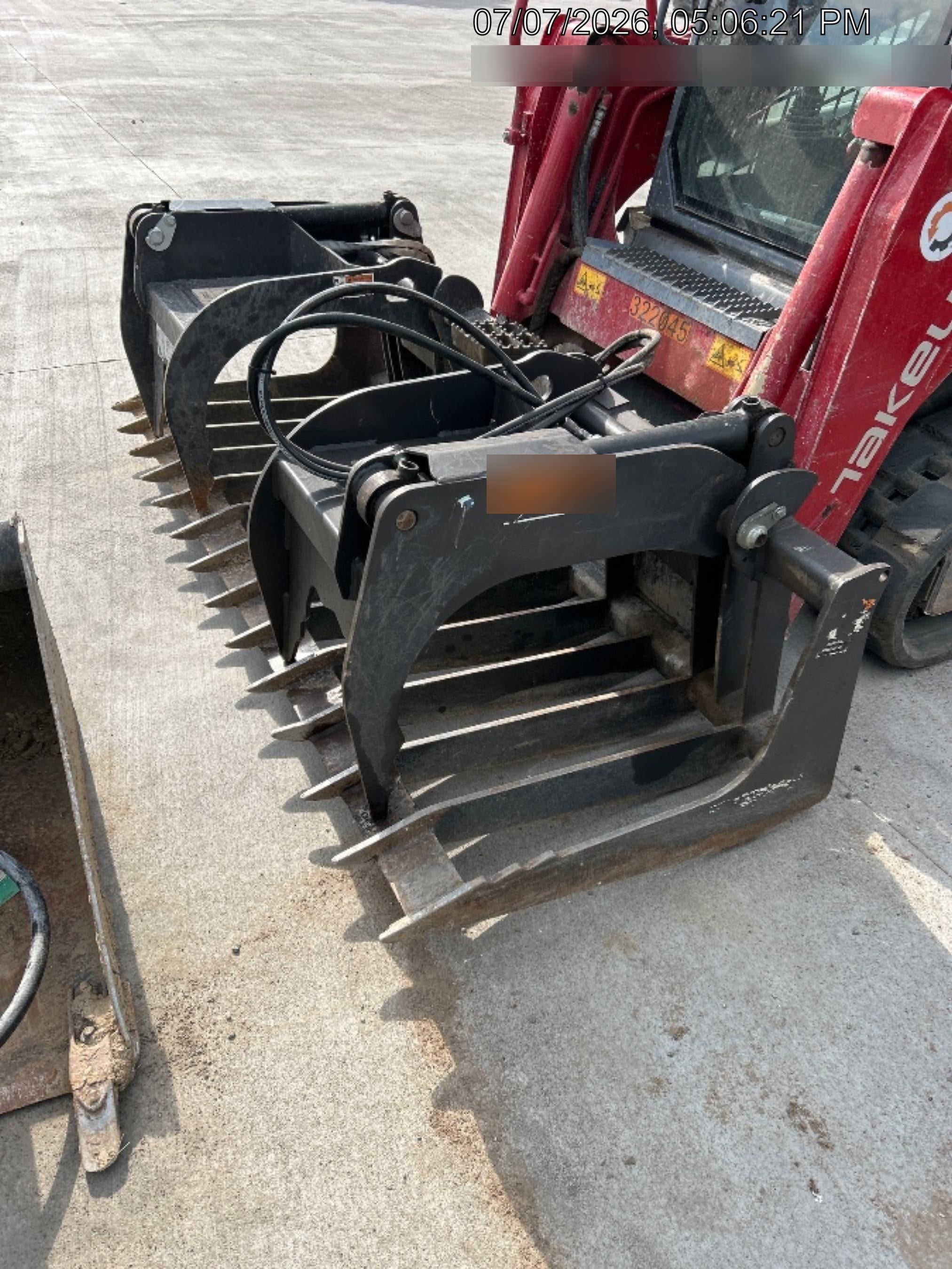 2018 PALADIN 78" Skeleton Grapple Bucket - Paladin