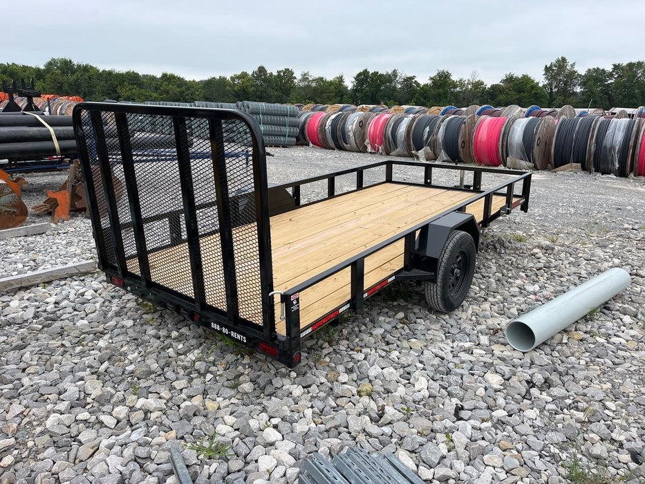 2025 BARLOW 14' NONTILT SINGLE AXLE TRAILER