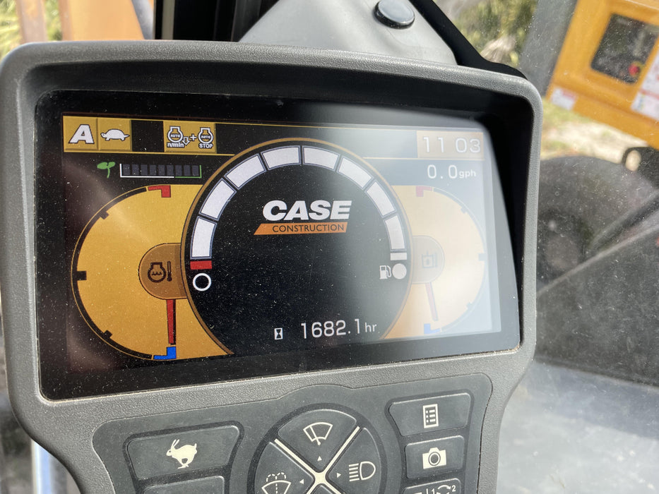 2018 Case CX80C CLOSED CAB, A/C, RUBBER TRACKS PADS, 7'-2" ARM