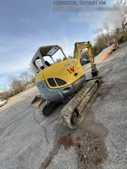 2019 Wacker Neuson EZ53 Open ROPS, Long Dipperstick, T4, VDS Manual QC, Buckets: 12/18/24"