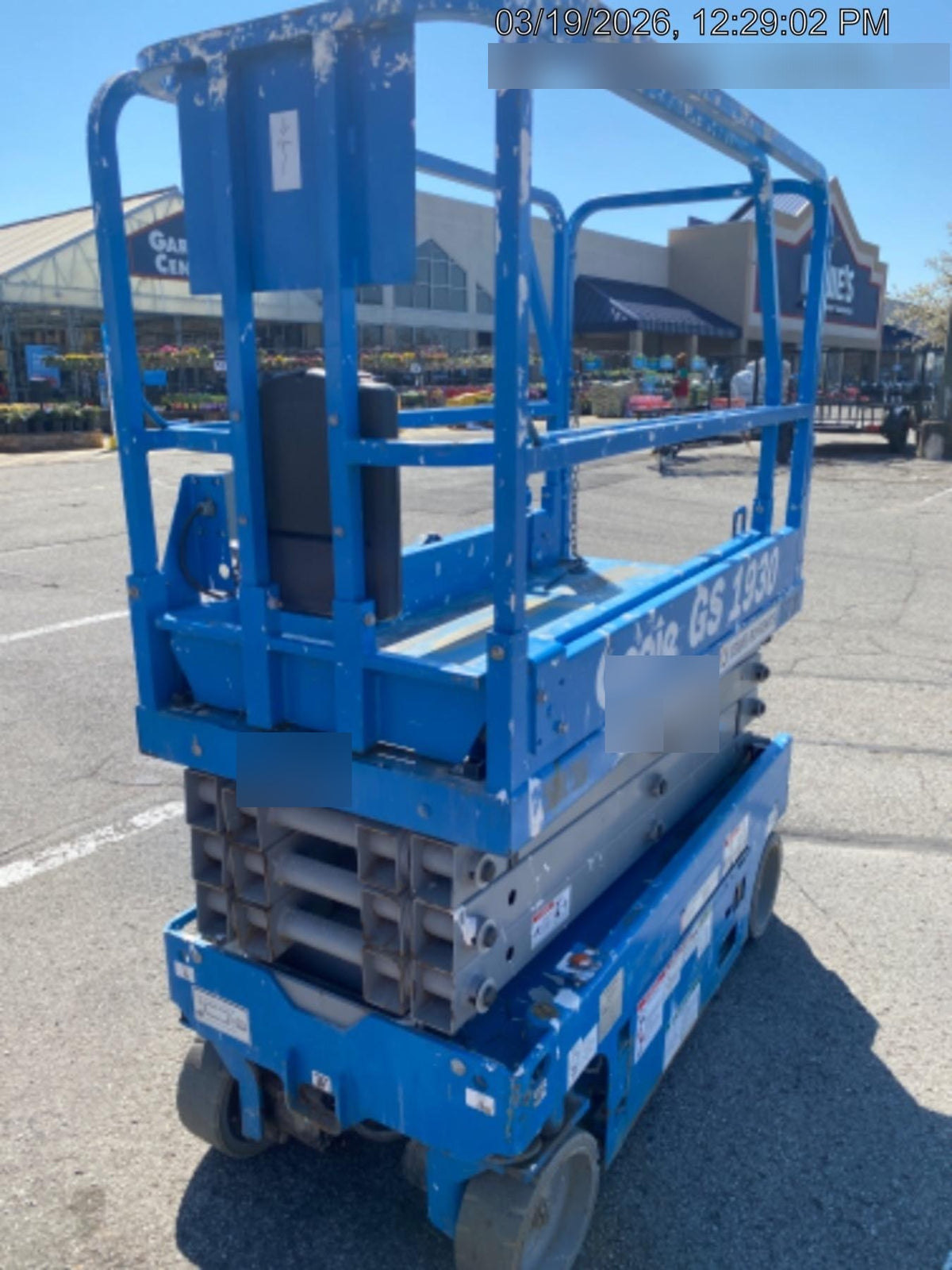 2018 Genie GS-1930 Genie GS-1930 w/Fixed Rail, Chain Entry