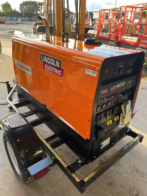 2022 Lincoln Electric LE400 Kubota V1505, Trlr, Cable Rack, Light Kit, ES Decals, T3