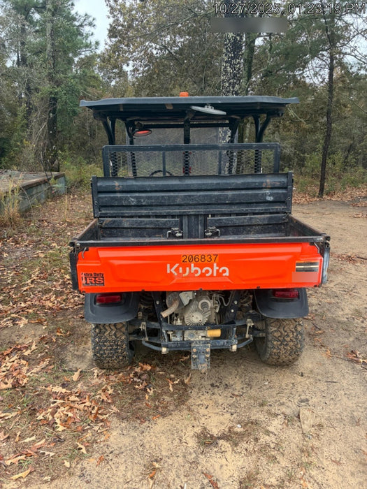 2022 Kubota RTV-X1140W-H Plastic Canopy, Windshield Acrylic Clear, LED Strobe Light, Wire Harness Kit, Back up Alarm