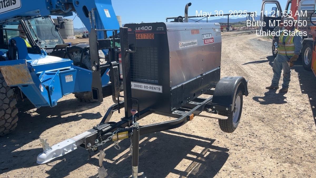 2024 Lincoln Electric LE400 Kubota V1505, Trlr, Cable Rack, Light Kit, ES Decals, T3