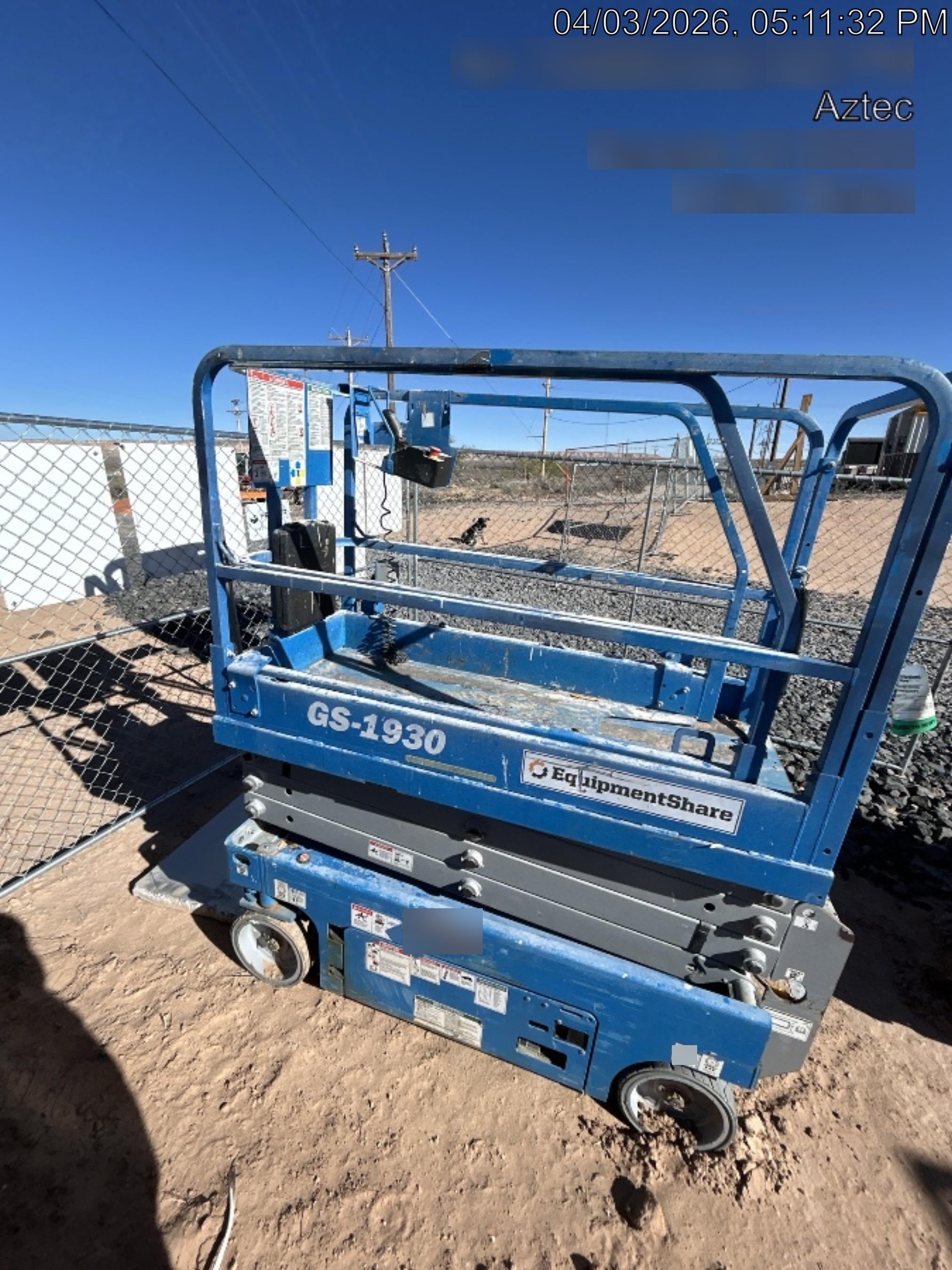 2020 Genie GS-1930 Standard Machine