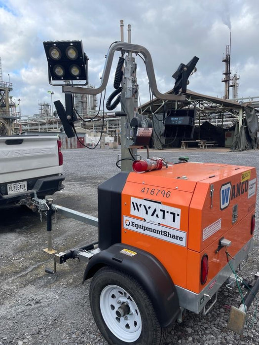 2024 Wanco WLTT-4MM4K Diesel, Deep Sea Controller, Shore Power Plug, Auto Start, (4) 350W LED Floodlights, 4kW Generator, 60 Gal Fuel Tank, 2" Ball, T3