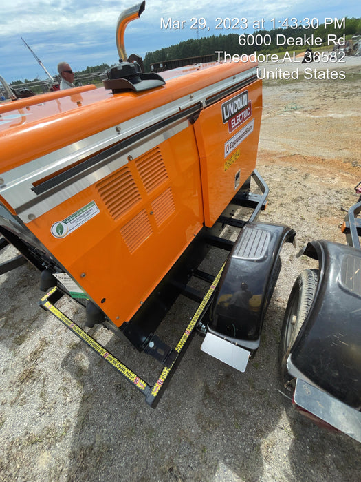 2022 Lincoln Electric LE400 Kubota V1505, Trlr, Cable Rack, Light Kit, ES Decals, T3