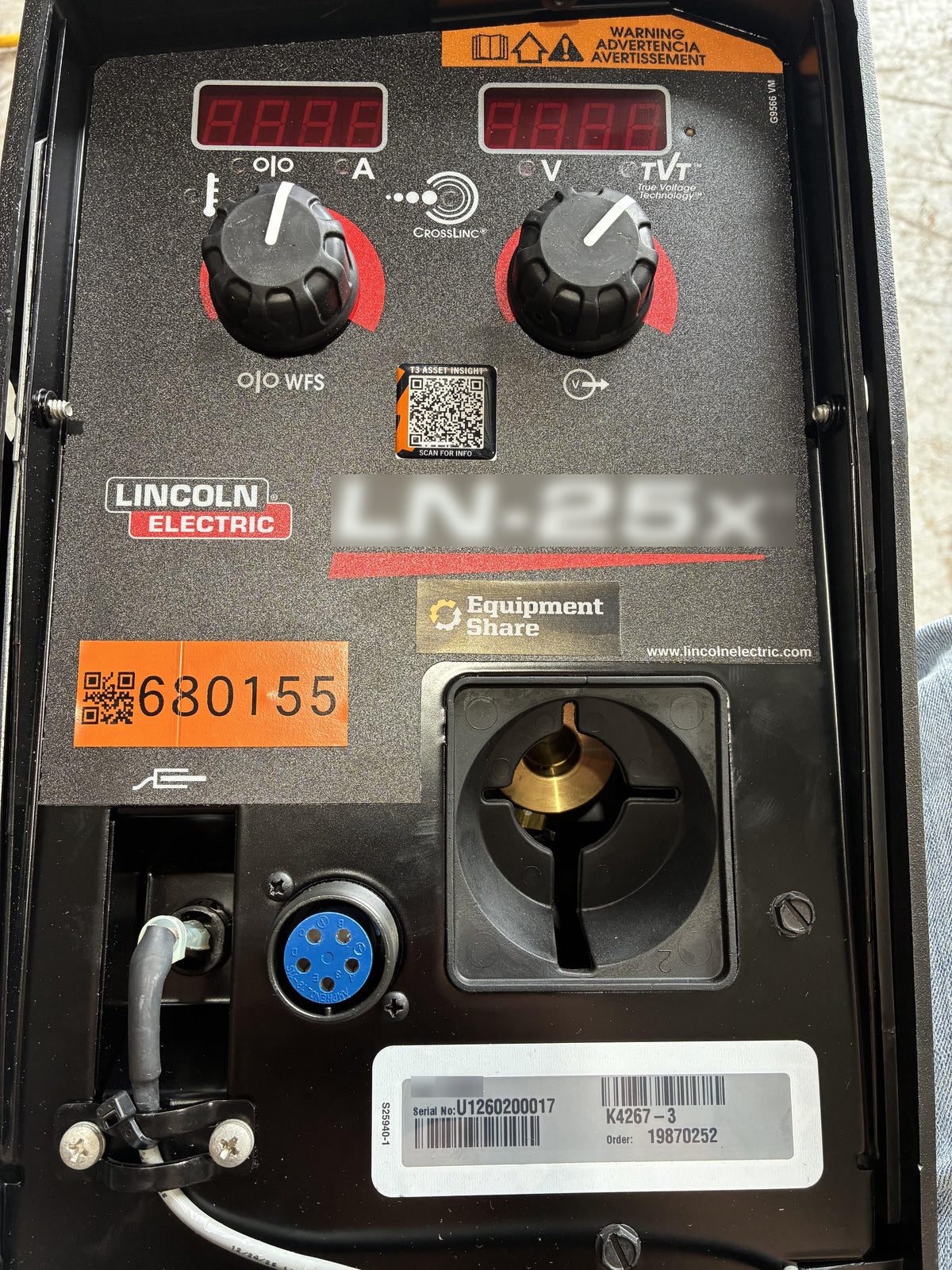 2026 LINCOLN ELECTRIC LN-25X w/Flowmeter