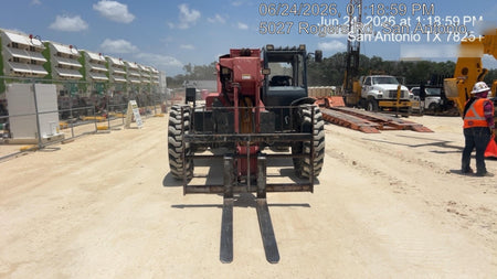 2017 Manitou 12042 Manitou MTA 12042, Solid Tires, 66" Carriage, Open ROPS, Flashing Beacon and Work Light Package